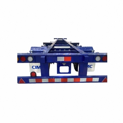 CIMC 3 Axle / 2axle 20ft / 40ft konteyner iskelet yarı römork