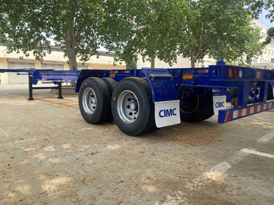 CIMC Maliyet etkin çelik iskelet 3 aks 28 ton yük taşıma yarı römork