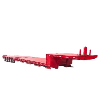 CIMC tarafından ağır yük taşımacılığı için 100000kg Max Payload Multi Axle Low Bed Semi Trailer