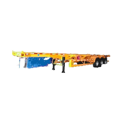 Konteyner taşımacılığı için CIMC 3-Axle 50T yük yarı römorkları mekanik veya hava asılılığı