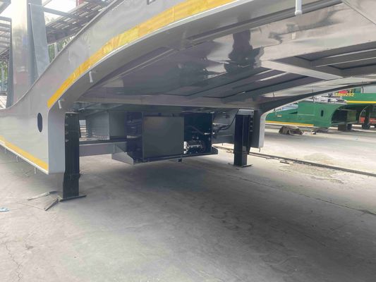 CIMC Fabrikası Doğrudan İyilik Servisi 2 Eksel 8 Araç Araç Yolu Taşıma Yarım Rel