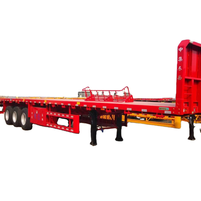 CIMC 2/3/4 akslar yeni fabrika özel 12m 13m 14m 40t 60t 80t 100t Afrika konteyner kargo taşımacılığı düz güverte yarı römork