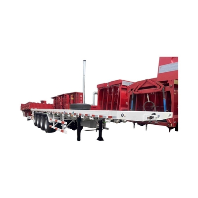 CIMC Yeni 3 Akslı Düz Yataklı Skeleton Wabco Fren Sistemi ile Çelik Konteyner Kamyonu