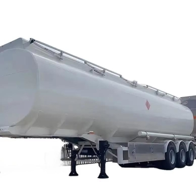 CIMC SA240 Paslanmaz Çelik 3 eksenli yüksek dayanıklılıklı çelik vakum yalıtımlı kriyojenik basınçlı LNG Gaz Tankeri Yarım Rel