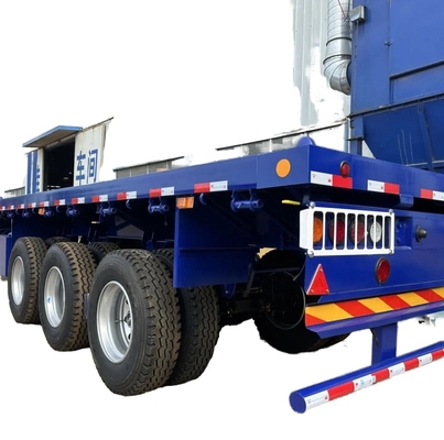CIMC Yeni 3 Akslı Düz Yataklı Skeleton Wabco Fren Sistemi ile Çelik Konteyner Kamyonu
