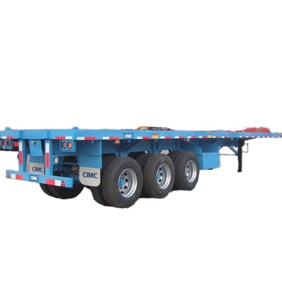 CIMC Flatbed Trailer En İyi Performans İçin En Son Tasarım Flatbed Semi Trailer