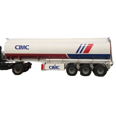CIMC en son işlem yüksek dayanıklı çelik üç asılı petrol tankı yarı römork