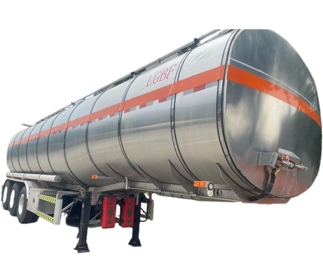CIMC en son yüksek dayanıklılıklı alüminyum alaşımlı motor kapasitesi 25000-70000L dizel yakıt yağı tankı ile 3 eksenli yarı römork