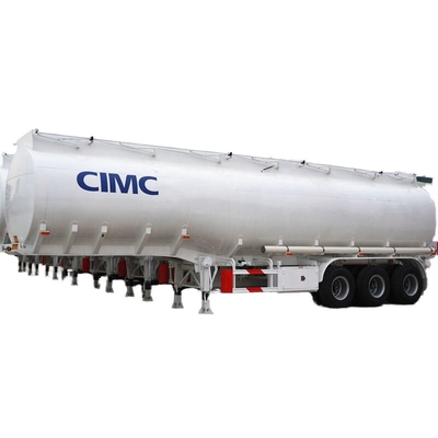 Özel Çinli 60t yüklü ağır yakıt tanker kamyonu yarı römork
