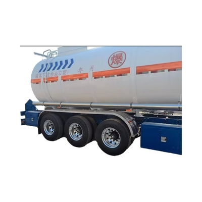 CIMC Yeni 60 metreküp çelik çimento toplayıcı yarım römork V Tipi 3 Eksenli Tanker