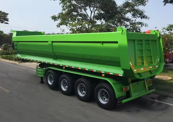 CIMC 4 Axles 22/24/26/28/30 Ft Yüksek Güçlü ve Dayanıklı Çelik HYVA Silindir Teklif Hızlı İndirim Son Çöp Kamyonu Yarım Rel