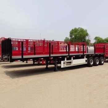 CIMC 3AXLES Düz yataklı yarı römork