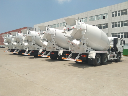HOWO Dizel Rel 12 M3 Çimento Kamyonu Manual Transmission Euro 2 6x4 Beton Karıştırıcı Kamyonu