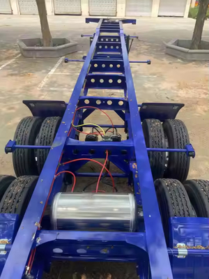 CIMC 2 Axles Skeleton Semi Trailer B2B Taşıma İhtiyaçları için Mükemmel Çözüm