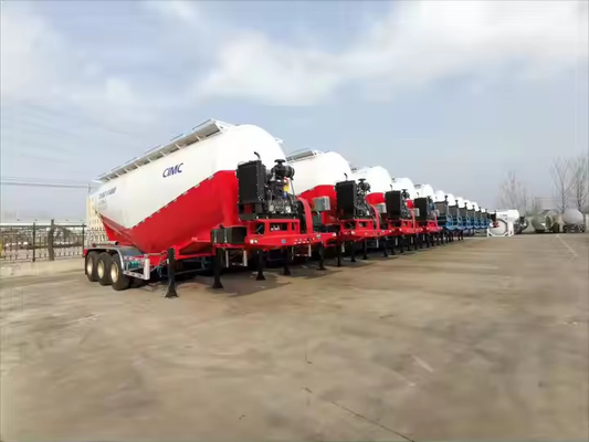 CIMC 3 Eksenli Yüksek Güçlü Barut Tankörü Dizel Motoru Birimi Yarım Releri