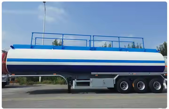 3 Eksel 40000l Karbon Çelik Taşıma Sıvı veya Gazlı Kimyasal Ürün Ağır Hizmetli Yakıt Tanker Releri