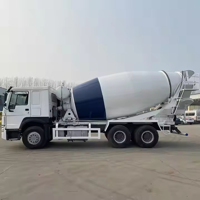 İkinci el HOWO 340HP 2-25cbms 9630*2500*3998mm 16650kg Çimento Beton Karıştırma Kamyonu