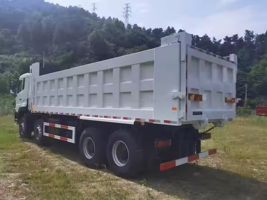 Dongfeng Afrika'da satılıyor 50T 375hp ağır yüklü el şanzımanı dizel yakıt 8*4 dumper kamyon