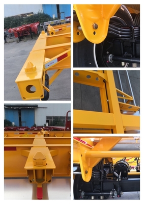 CIMC Araç Kaliteli Ürünler Fabrikası 3 Axle Skeleton Yarım römork