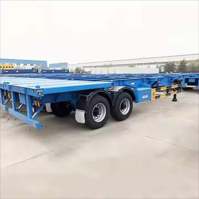 CIMC 2/3 Akslar Faydalı Yük 40-45 Ton 20/40 Ayak Konteynerler Şasi Iskelet Traktör Yarım Rel