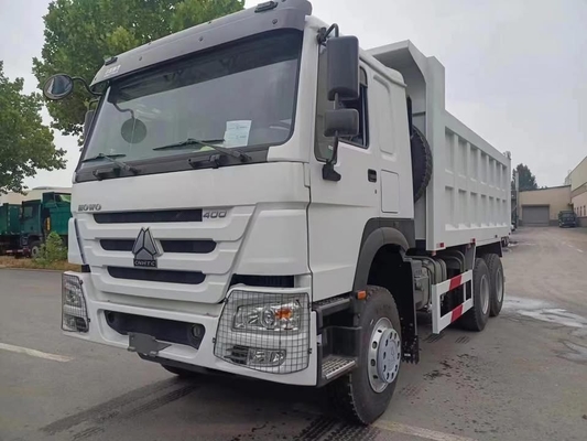 Howo Markası 6x4 Çöp Kamyonu 375 At Gücü Manual Şanzıman Dizel Yakıt Afrika'da İnşaat için Yeni Şart