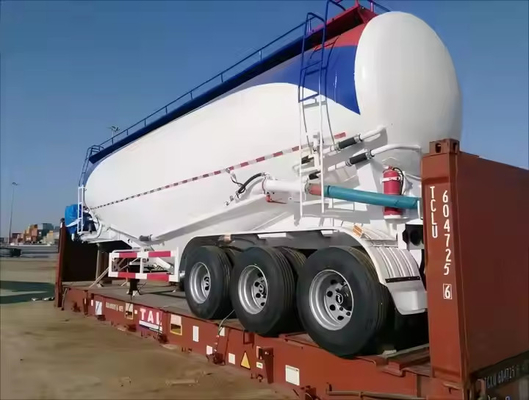 3 Eksel 40T Taşıma Çimento Pvc Parçacıklar Uçan Kül Granüler Malzemeler Çimento Tankı Yarım Rel
