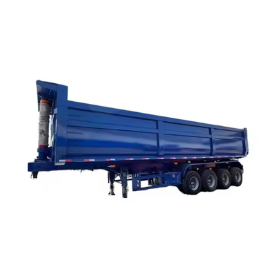 CIMC Kamyon Ayakkabısı 3 Axles 4 Axles U Tipi Arka Çöp Ayakkabısı U Şekilli Tipper Yarım Ayakkabısı