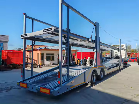 CIMC 40 Ton 60 Ton Araç Taşıyıcı 10 Araç Taşıma Yarım Taşıyıcı Araç Taşıyıcı Yarım Kamyon Taşıyıcılar