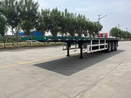 50 ton 60 ton Ağır Görevli Hidrolik Gooseneck Yarım Rel Kamyon Alüminyum Düz Çaplı Çaplı Rel
