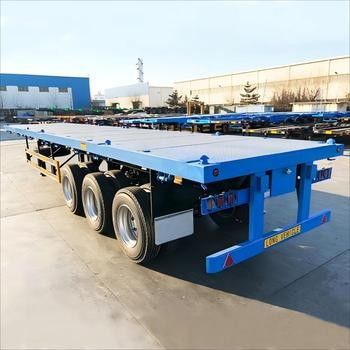 Ağır Görevli Çok Axles Düz Çatalı Yarım Rel Araç Çok Boyutlu Yüklerin Istikrarlı ve Etkili Taşımaları İçin