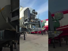 Son Tasarım Yüksek Mukavemetli Üç Eksenli Çimento Dökme Toz Tanker Römorkunun Sıcak Satışı